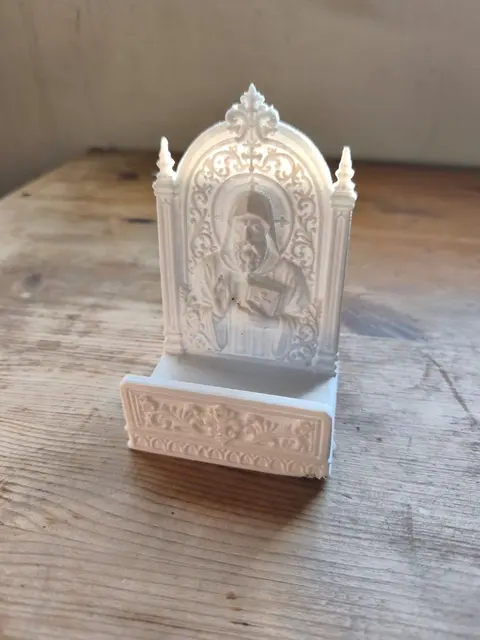 Base para celular religiosa – impresión 3D en PETG, Crogrid Saltillo (foto 3)