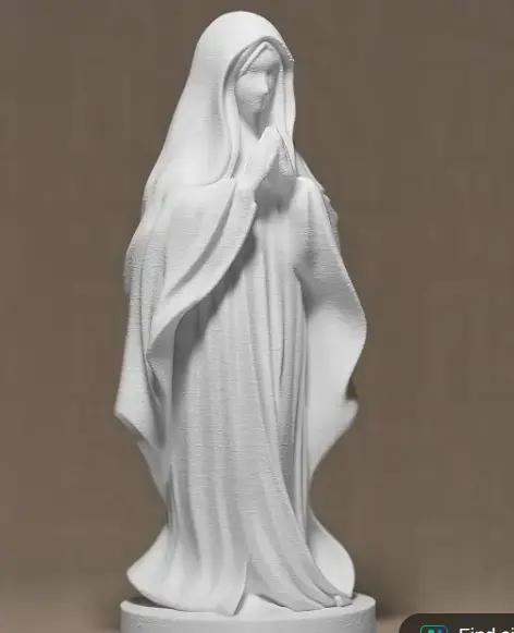 Figuras de la Virgen – impresión 3D en PETG, Crogrid Saltillo