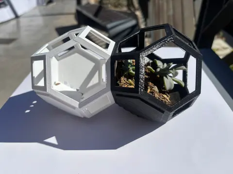 Maceta modular – impresión 3D en PETG, Crogrid Saltillo
