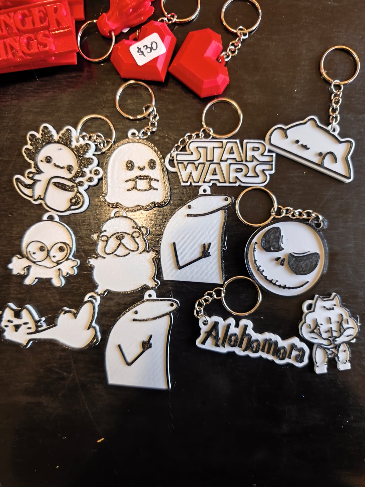 Llaveros de Stickers